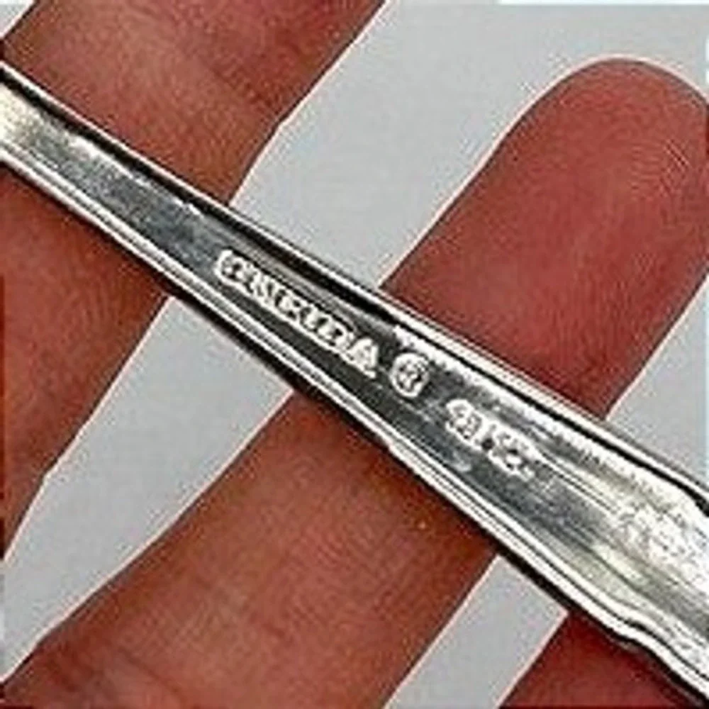 Oneida 18/10 Demitasse Dessert Mini Spoons Stainless Steel Flatware 4pc 4.25